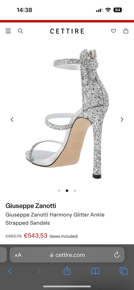 Vand sandale Giuseppe Zanotti 38,5