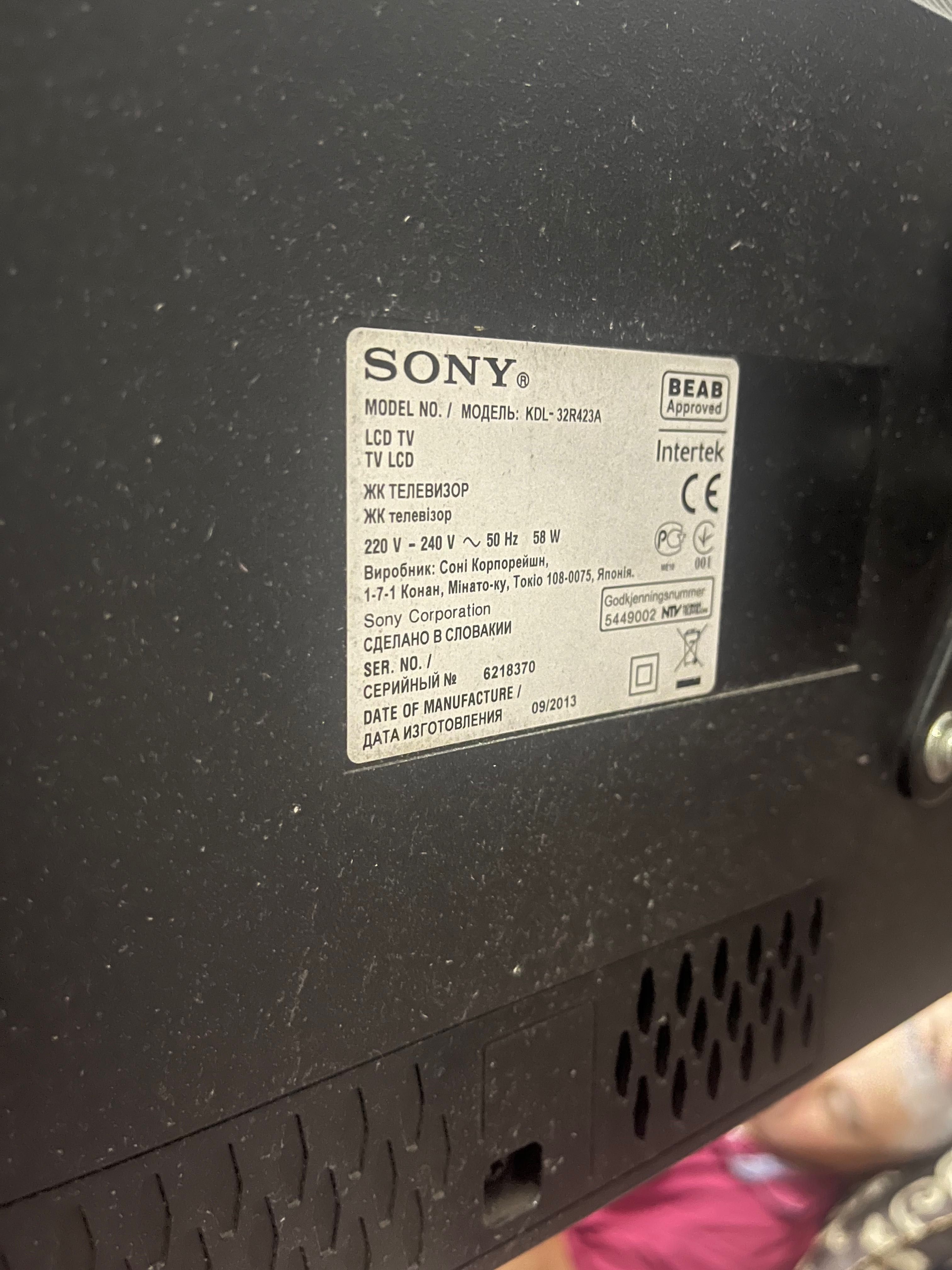 телевизор новый Sony KDL-32R423A