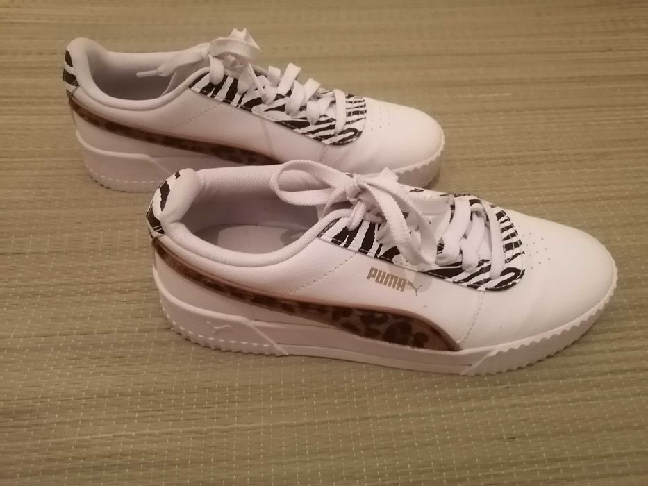 Puma Кожени Дамски Маратонки Обувки Carina Кожени Номер 40