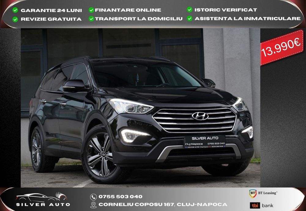 Hyundai Santa Fe 7 Locuri Full Piele  Navi Led Garanție RATE