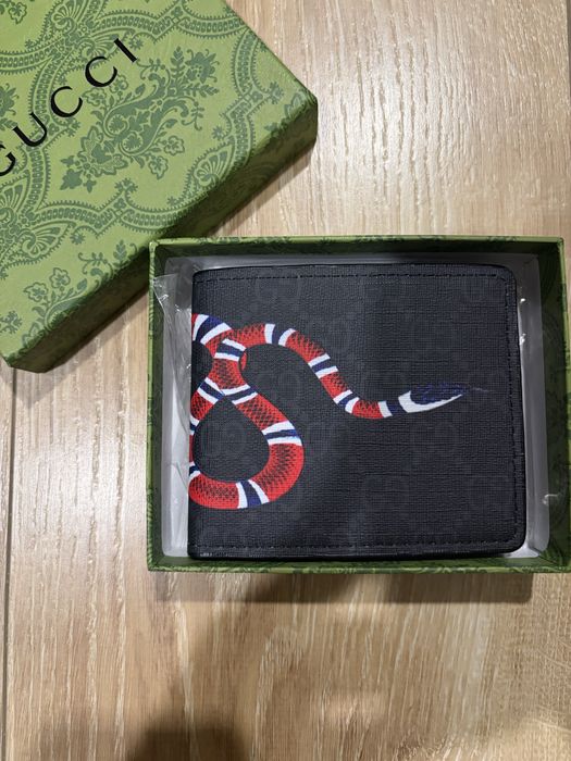 Gucci Портфейл Kingsnake-print