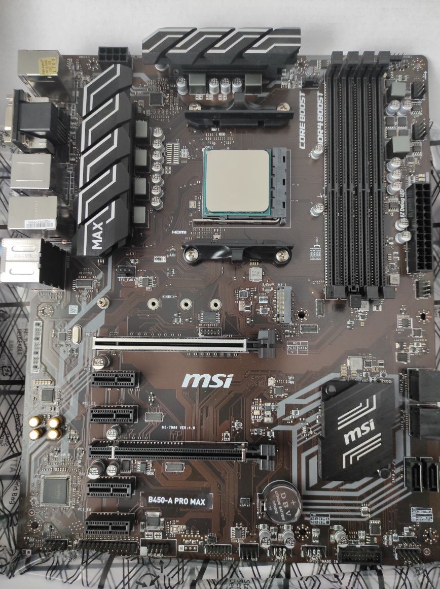 Продавам MSI B450-A Pro MAX