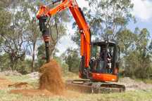 Burghiu excavator