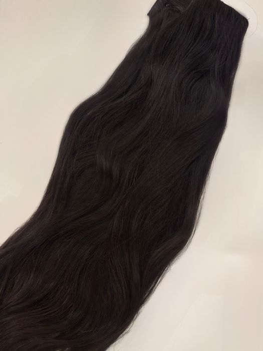 Премиум естествена ръчно наплетена човешка коса