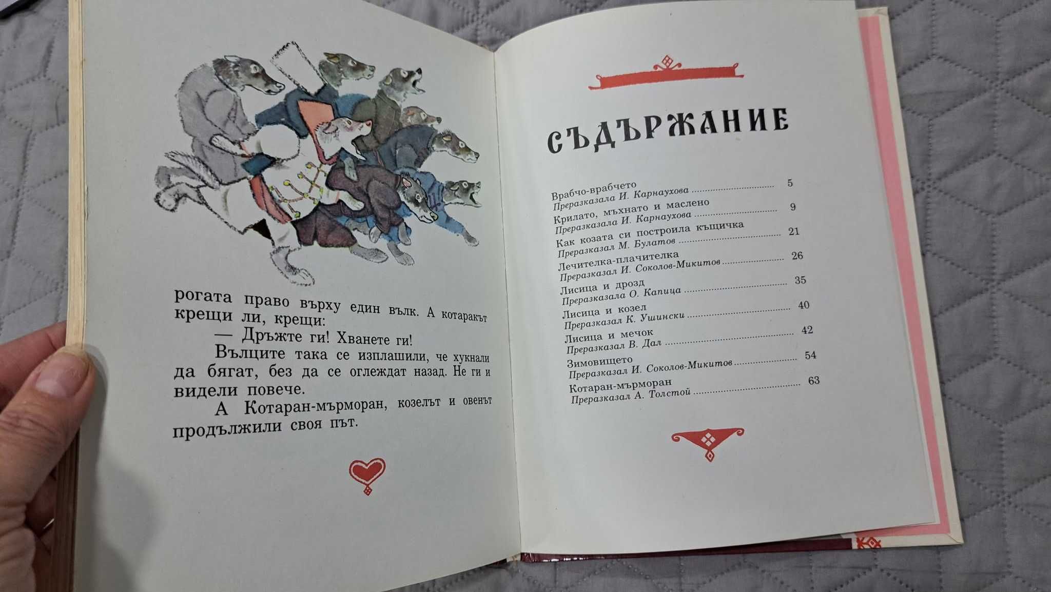 Книжка с детски приказки Котаран-мърморан