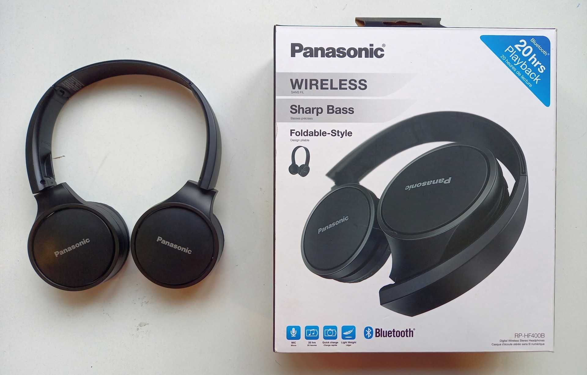 Casti Bluetooth OnEar Panasonic pliabile cu microfon incorporat