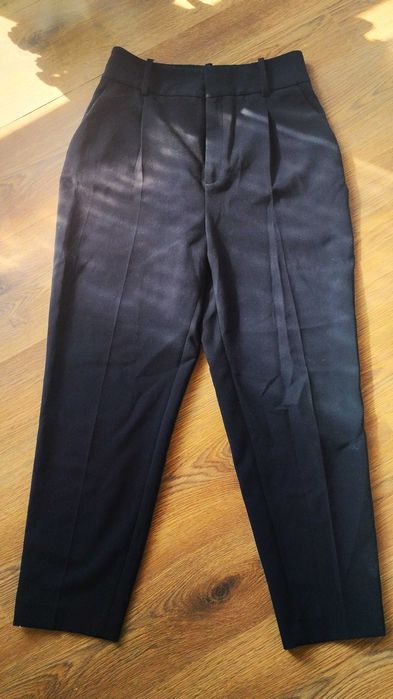 Актуален широк панталон ZARA / Зара, с вискоза, размер М, отличен