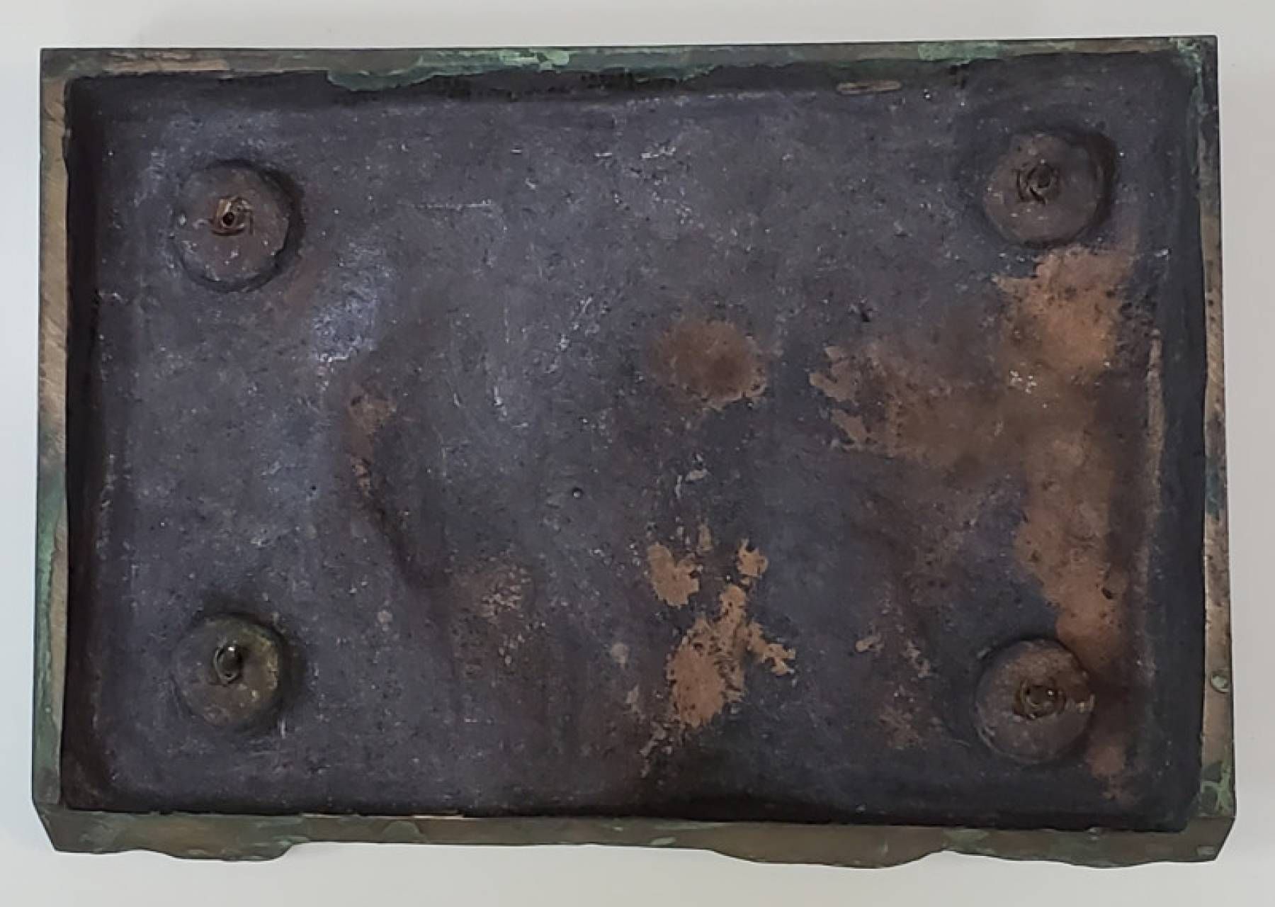 Placheta din bronz patinat, Grivița 1933