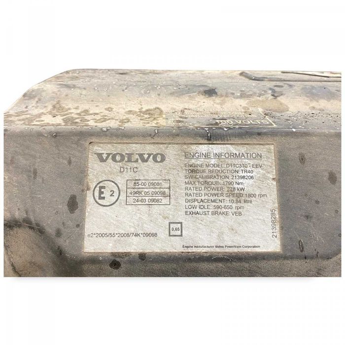 Motor complet camion Volvo D11C370 EEV FM/FH - Piese/Dezmembrari Volvo