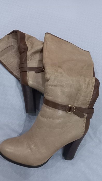 Сапожки кожаные европейка размер 38