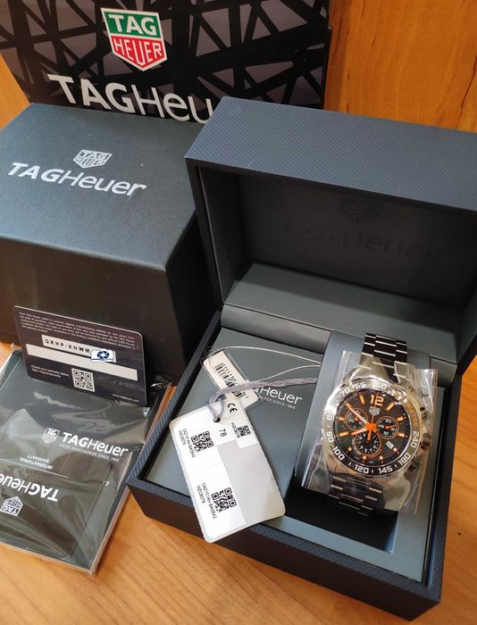 TAG HEUER FORMULA Хронограф CAZ101AH Мъжки Часовник НОВ Оригинален