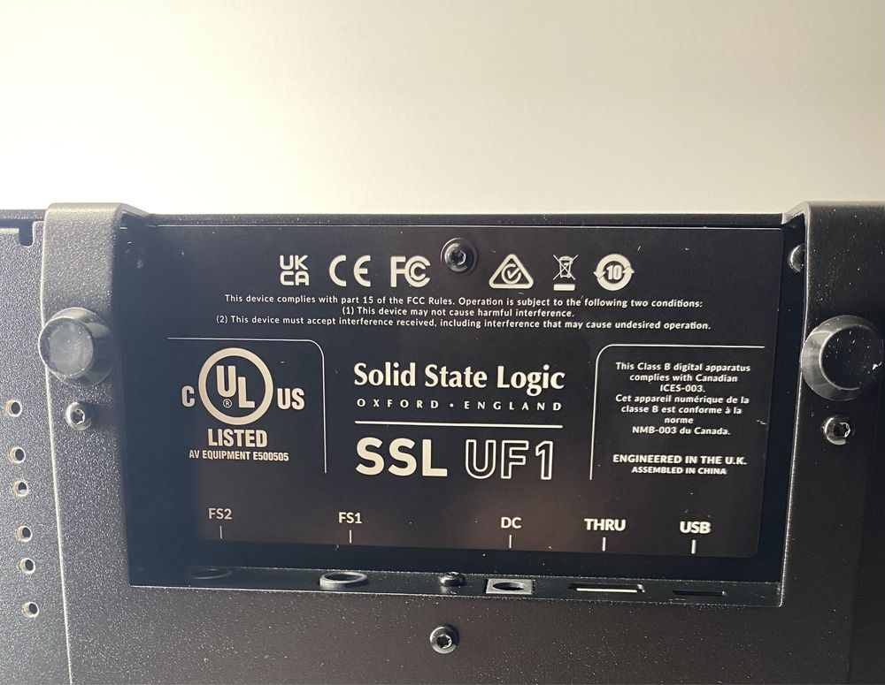 Controller sunet DAW SSL UF1 - Nou nefolosit!