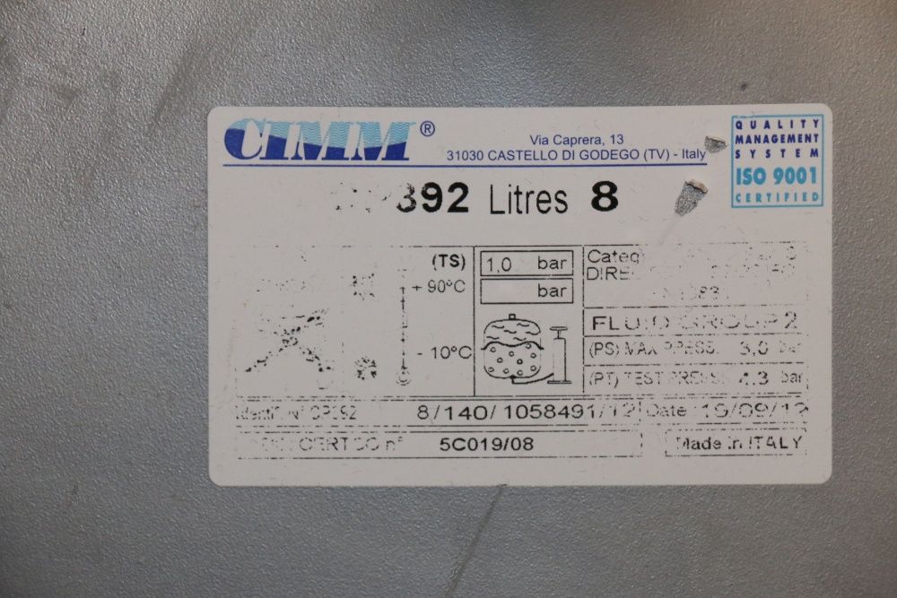 Vas expansiune Cimm 8 Litri centrala Ferroli Diva