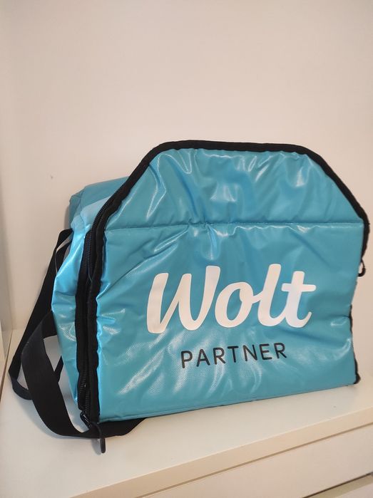 Geanta mare pentru livrare mancare Wolt