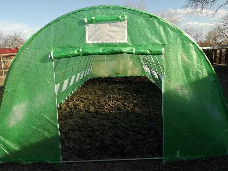 Solar de gradina 4x8 m, teava galvanizata - Corturi24.RO