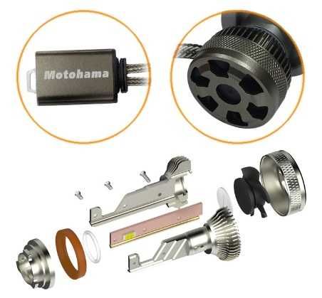 LED диодни крушки Motohama Х16 12V 120W