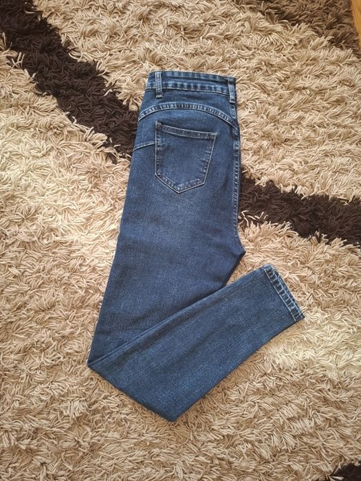 Blugi dama elastici, talie inalta, transport gratuit