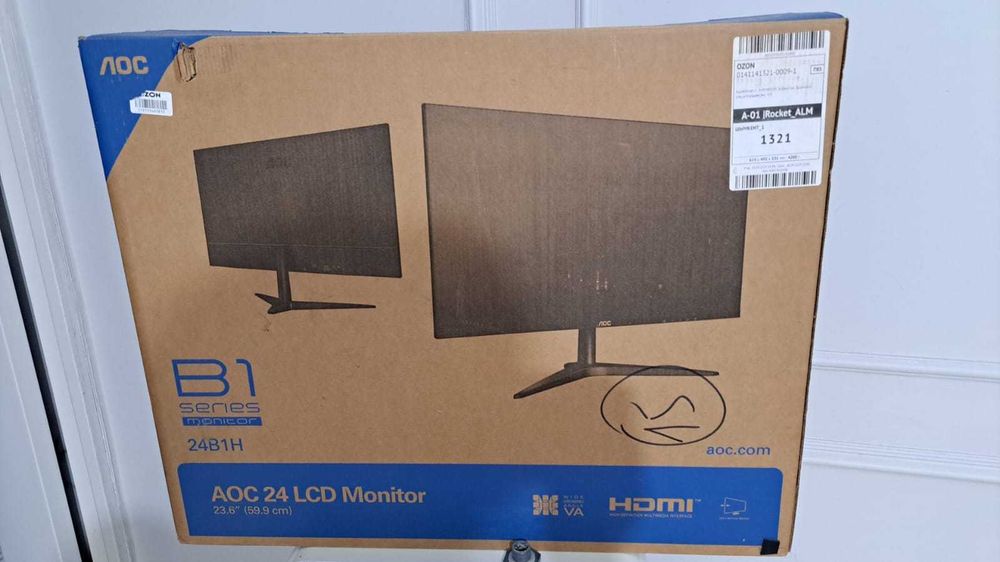 Монитор 24" AOC новый