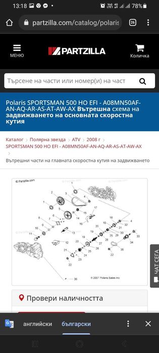ATV Polaris Sportsman