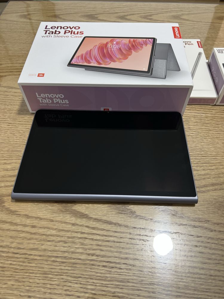 Lenovo Tab Plus with Sleeve Case