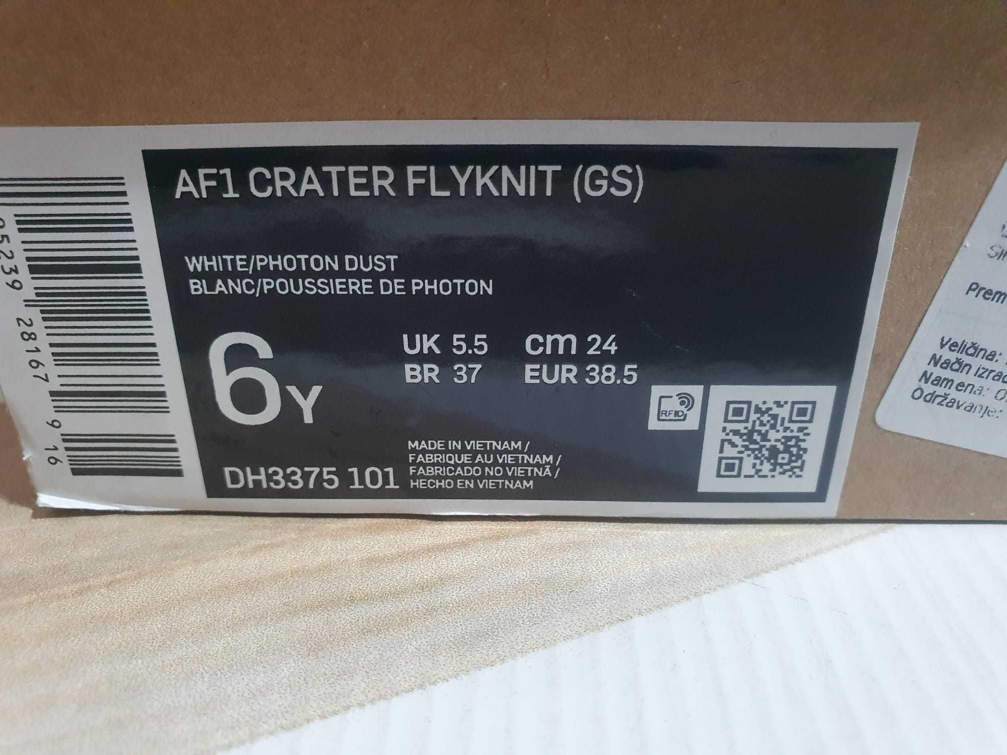 Nike AF1 Crater Flyknit masura 38.5 originali noi in cutie