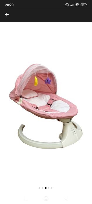 Leagăn electric Pepita cu bluetooth și telecomanda