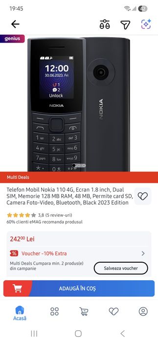 Vand telefon Nokia 110