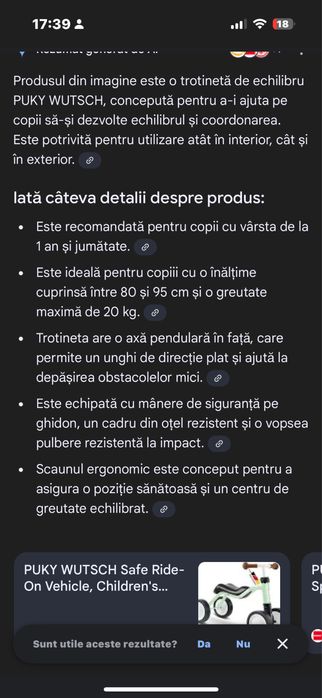 Vand bicicleta de echilibru Puky Wutsch