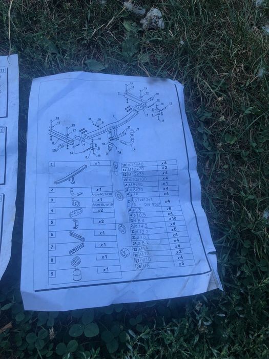 Cârlig mașină Audi