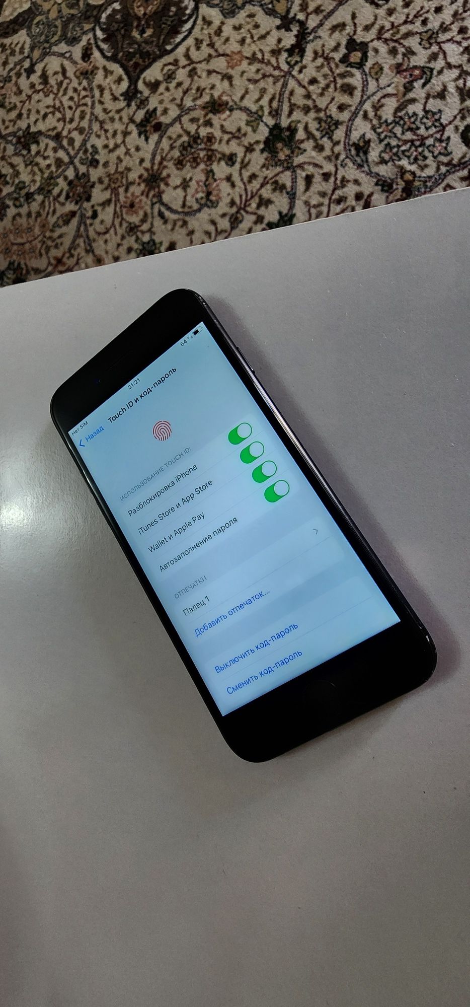 Iphone 7 KH/A Matte Black 32GB Batareka 100%