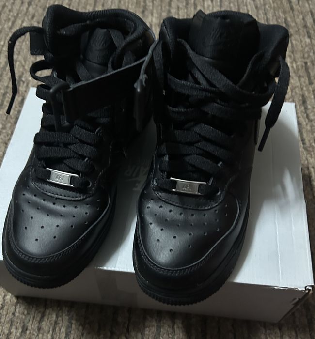 AIR FORCE 1 MID '07 - Sneakers high - black