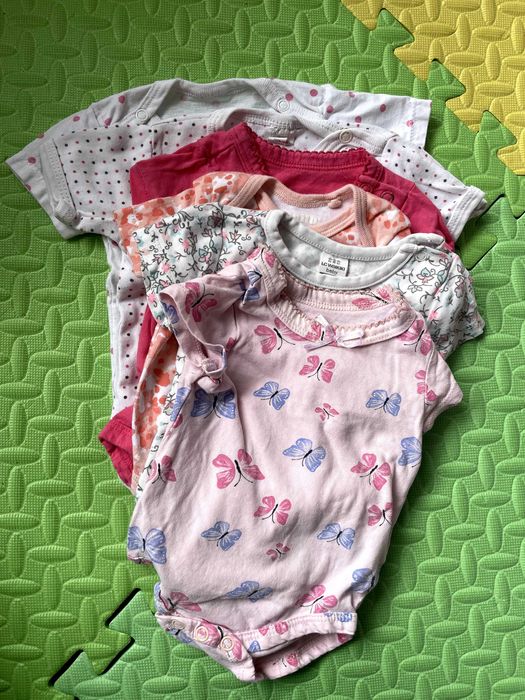 Лот детски дрешки за момиче + космонавт и чувалче за сън 62-68 размер