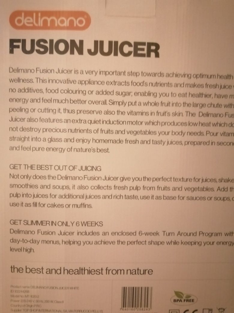 Storcător de fructe Delimano Fusion Juicer