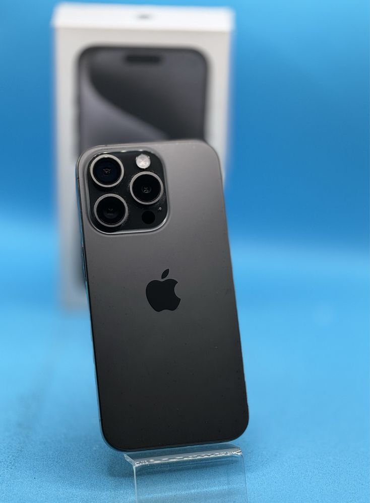 ГАРАНЦИОНЕН!!! Apple iPhone 15 Pro, 256GB, 5G, Black Titanium