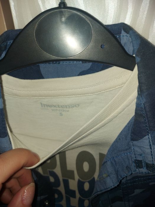 Set Camasa+tricou 113cm baieti