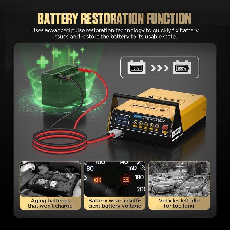 Захранване за програмиране, Jump Starter и Smart зарядно, Autool EM365