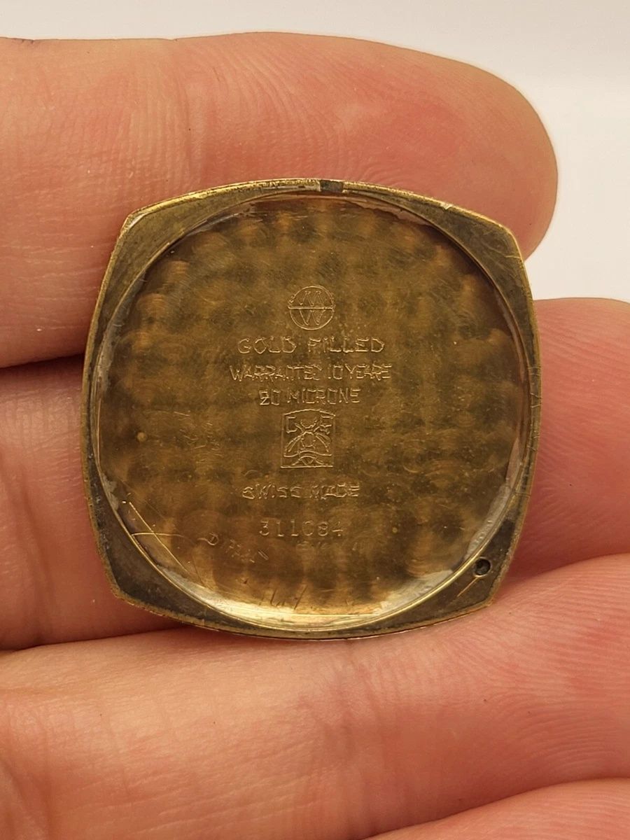 MIDO Trench CEAS 15 jewels WW1 Stil Militar 30mm Gold Plated SwissMade