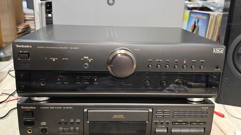 Amplificator Technics SU-A808 cu telecomanda, impecabil, test video!