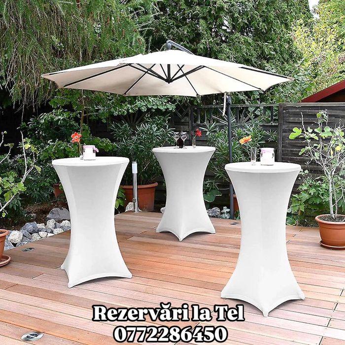 Mese Party Mese de Cocktail Mese înalte Corturi Scaune Vesela Decor