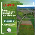 Teren intravilan de vânzare în Dobolii de Jos!