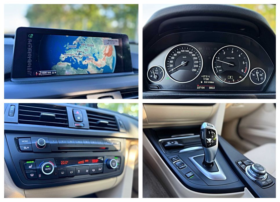 BMW 320D F30 / Cutie Automata / Navigatie Mare / Piele