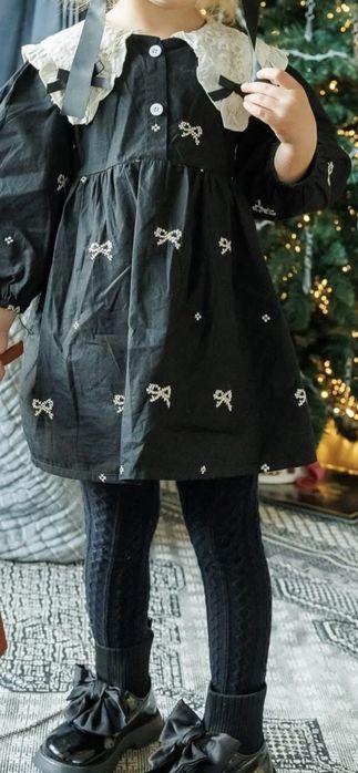 Черна рокличка за момиче