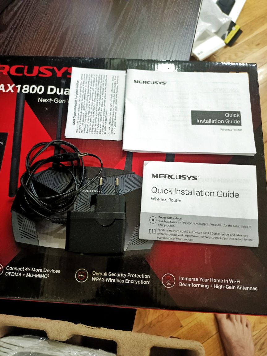 WiFi 6 роутер со скидкой Mercusys AX 1800 MR70X двухдиапазонный 5G