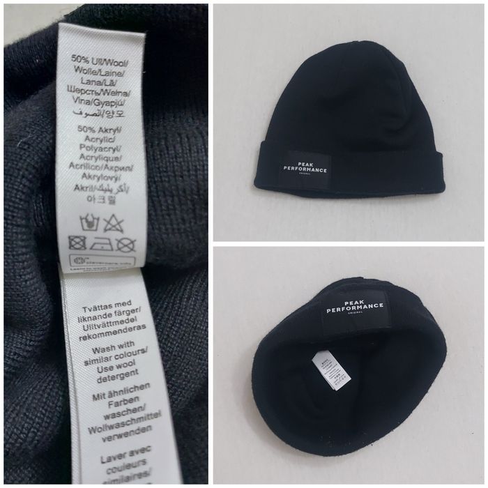 Caciula iarnă, hat Peak Performance Sswitch hat One Size, unisex, lână