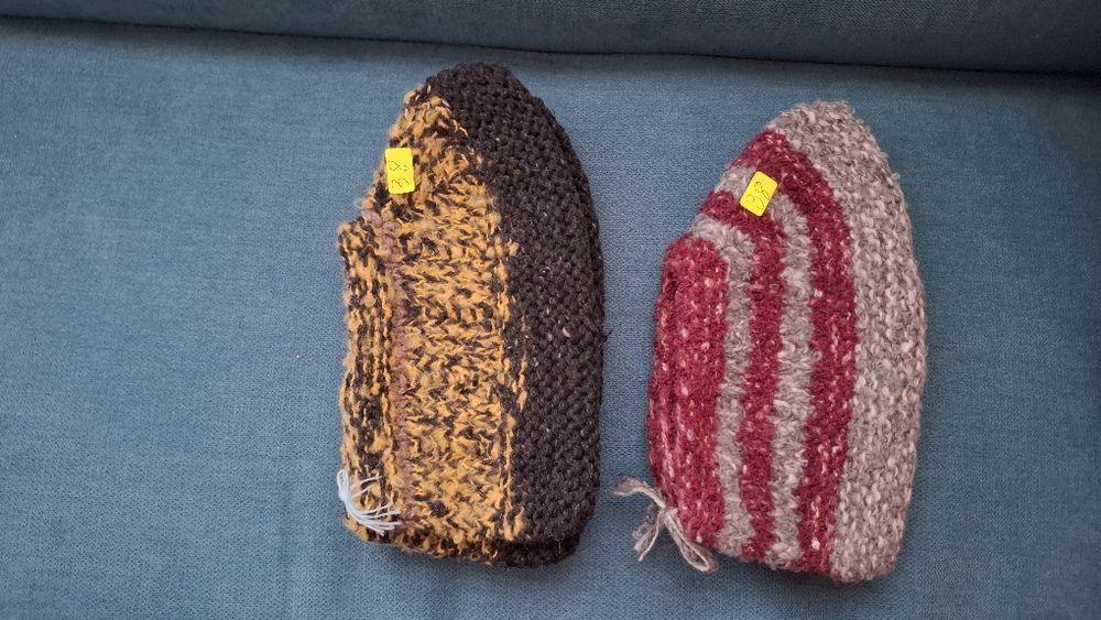 Ръчно плетени дамски терлици