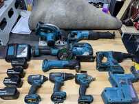 Bucata / Set scule 10 Scule Makita 4 acumulatori si incarcator