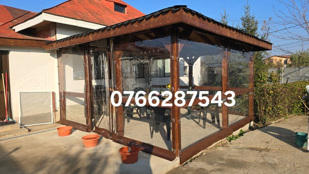 Inchidem terase cu folie transparenta