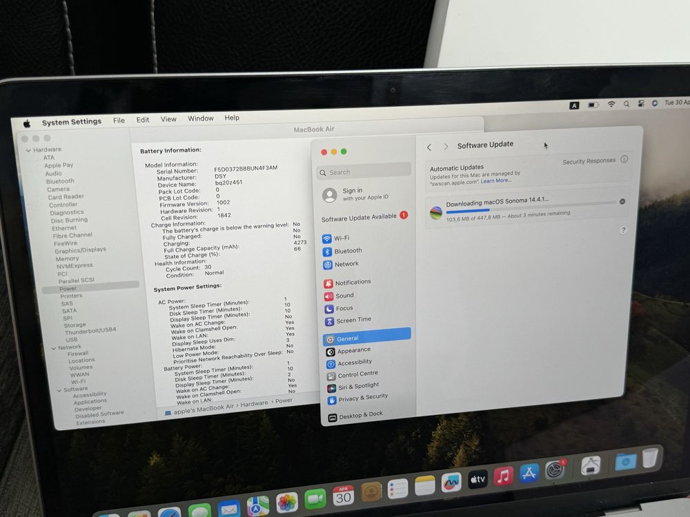 KATO HOB 256GB MacBook Air 13-inch Гаранция Technopolis 2023г. Gray