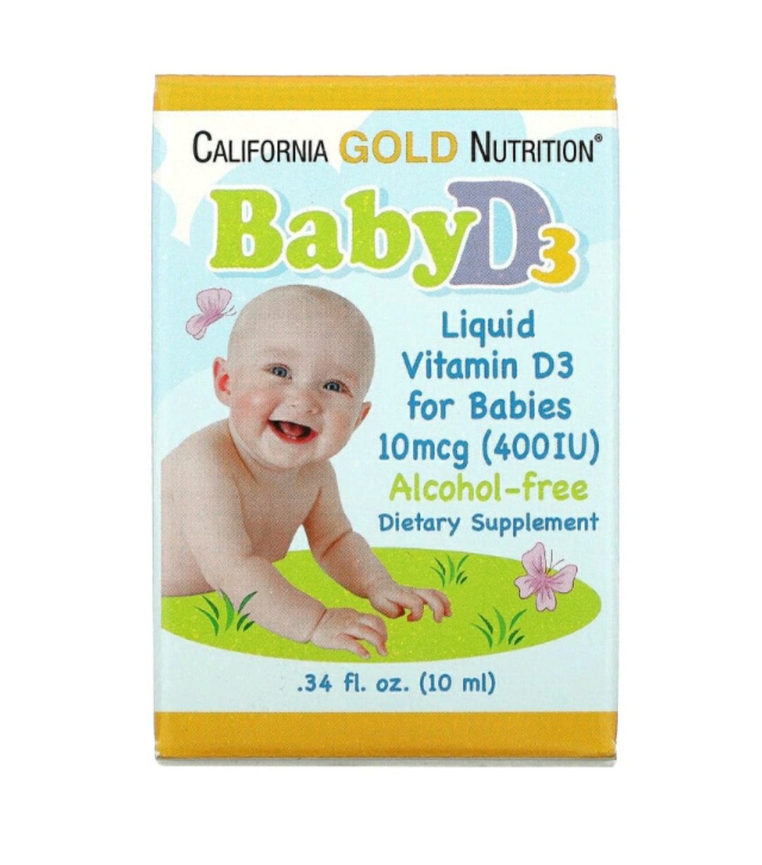 Baby D3 California Gold Nutrition Витамин Д3
