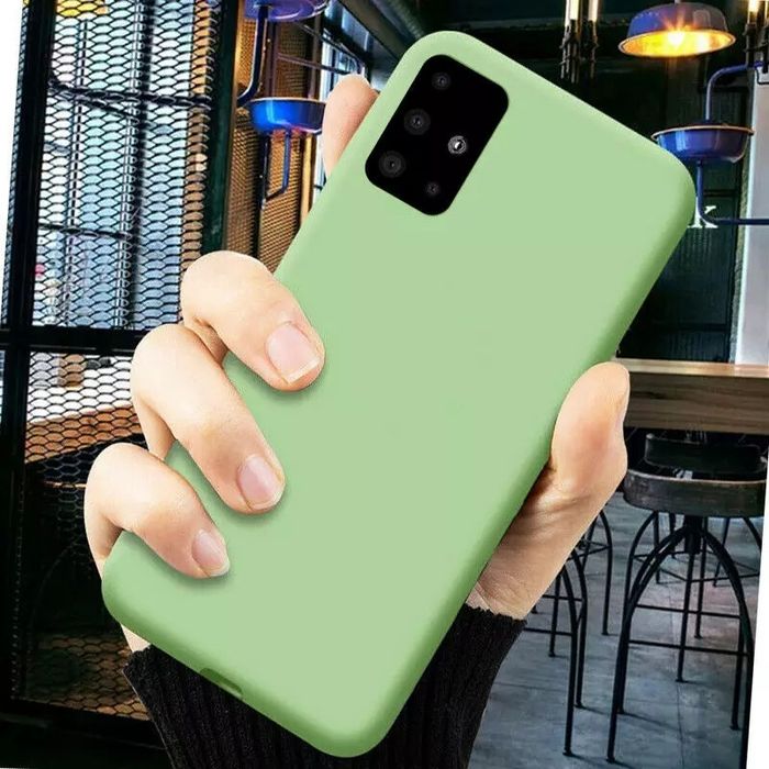 Husa silicon antisoc cu microfibra in interior Samsung A51 ; A71 ; A31